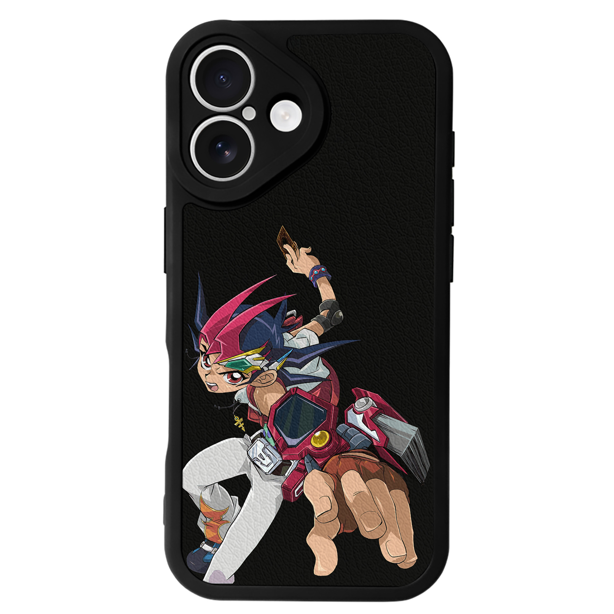 遊☆戯☆王 Yu-Gi-Oh! 【iPhone 16シリーズ対応】シリコンスマホケース（レザー調） 材質：シリコン